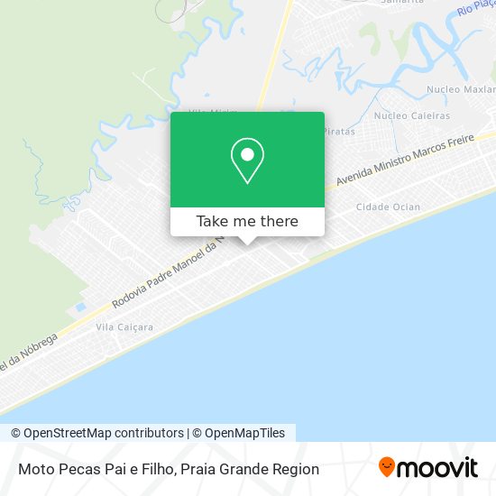 Mapa Moto Pecas Pai e Filho