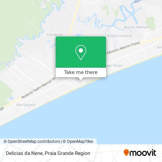 Delicias da Nene map