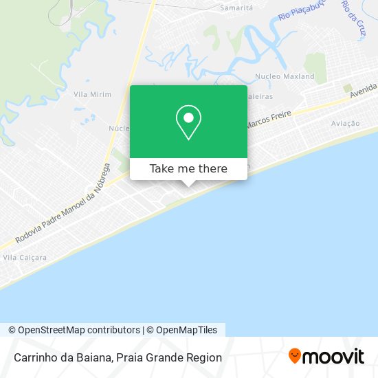 Carrinho da Baiana map