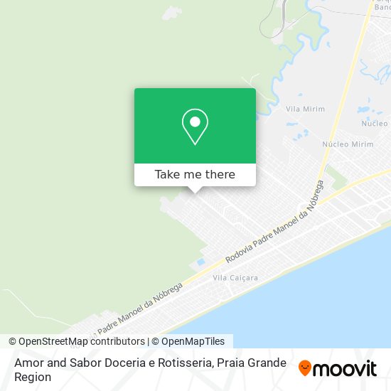 Amor and Sabor Doceria e Rotisseria map