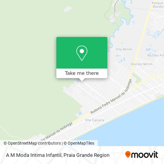 A M Moda Intima Infantil map