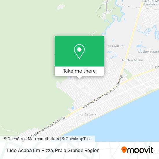 Mapa Tudo Acaba Em Pizza