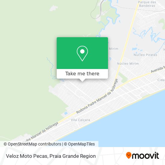 Veloz Moto Pecas map