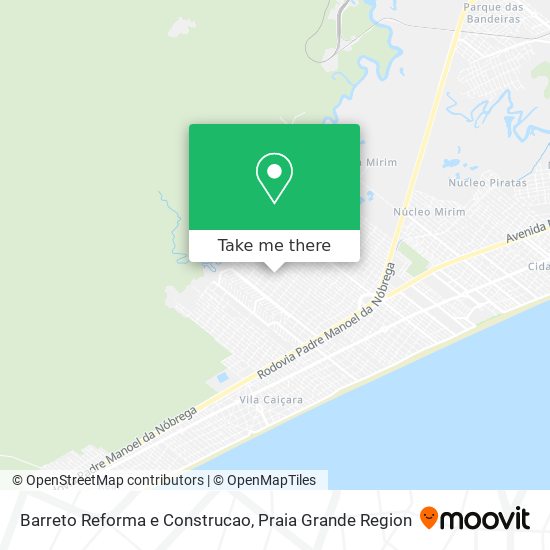 Barreto Reforma e Construcao map