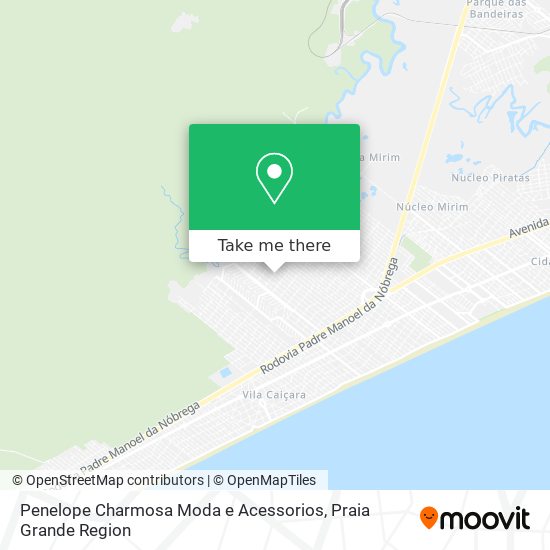 Penelope Charmosa Moda e Acessorios map