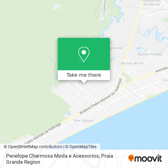 Penelope Charmosa Moda e Acessorios map