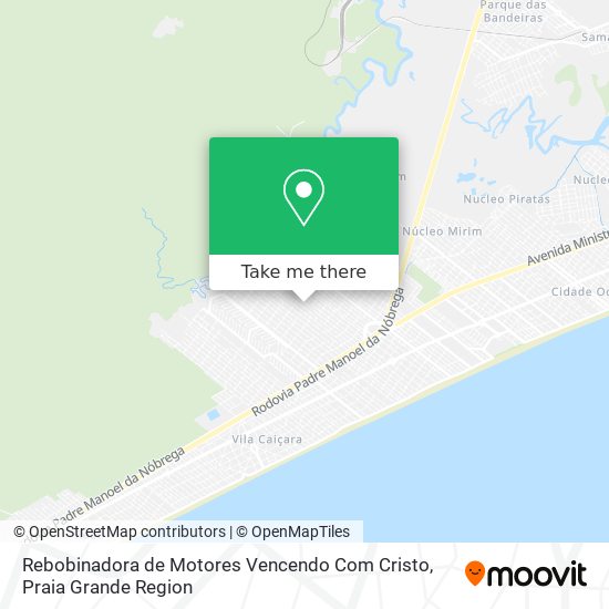 Mapa Rebobinadora de Motores Vencendo Com Cristo