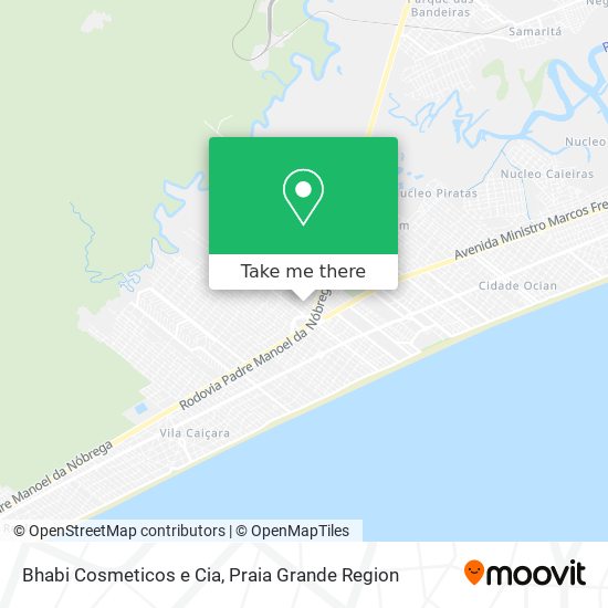 Bhabi Cosmeticos e Cia map