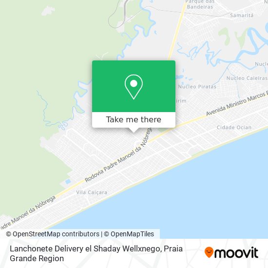 Lanchonete Delivery el Shaday Wellxnego map