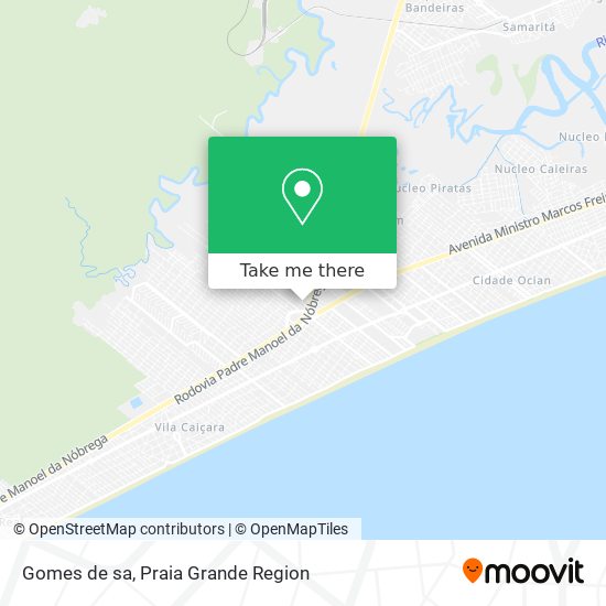 Mapa Gomes de sa