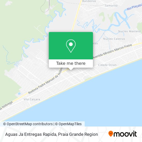 Aguas Ja Entregas Rapida map