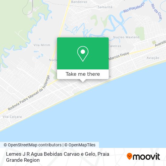 Lemes J R Agua Bebidas Carvao e Gelo map