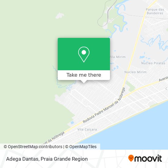 Adega Dantas map