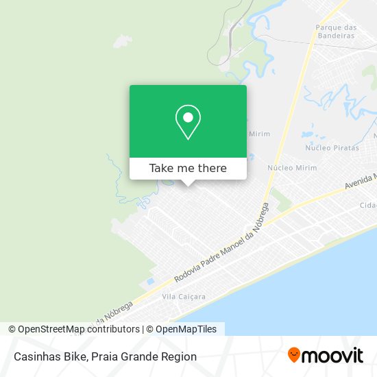 Mapa Casinhas Bike