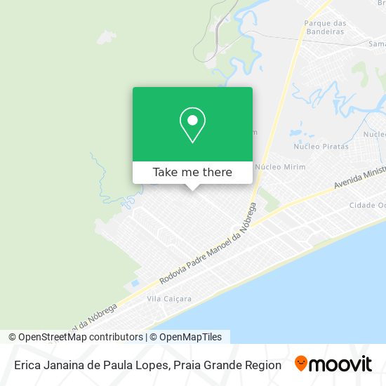 Erica Janaina de Paula Lopes map