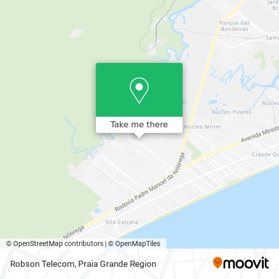 Mapa Robson Telecom