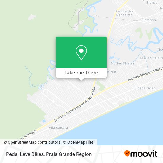 Pedal Leve Bikes map