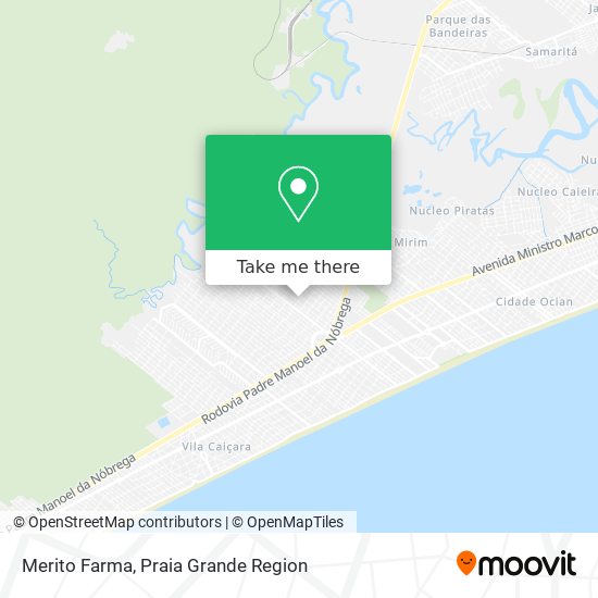 Merito Farma map