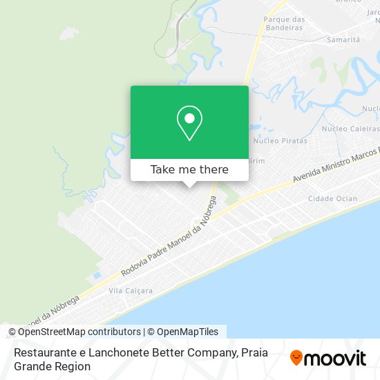 Restaurante e Lanchonete Better Company map