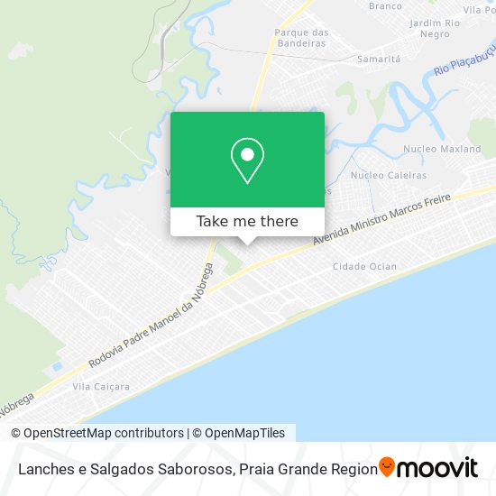 Lanches e Salgados Saborosos map