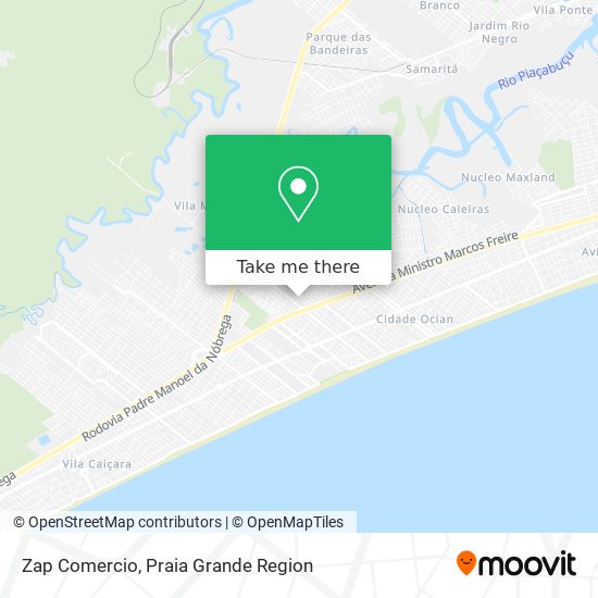 Zap Comercio map