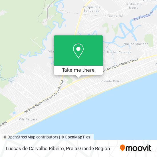 Luccas de Carvalho Ribeiro map