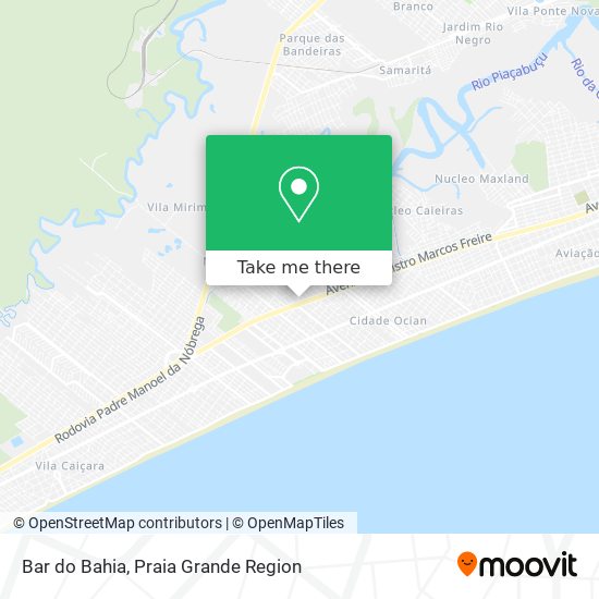 Mapa Bar do Bahia