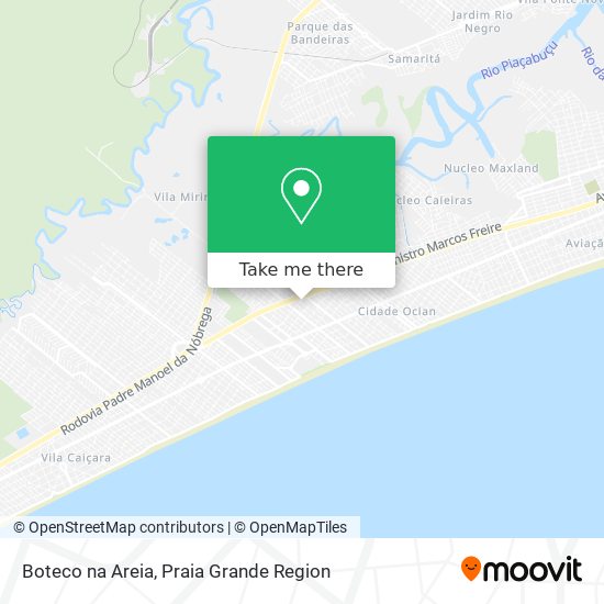 Boteco na Areia map