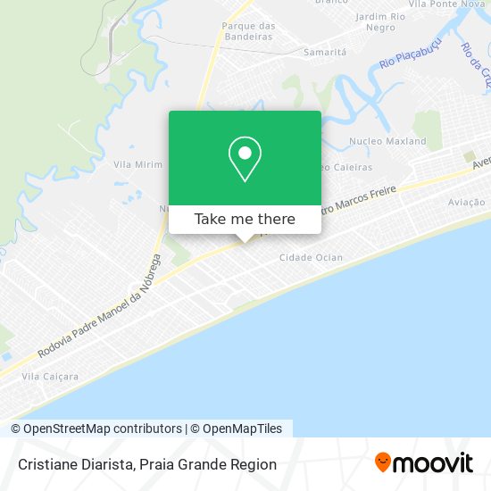 Cristiane Diarista map