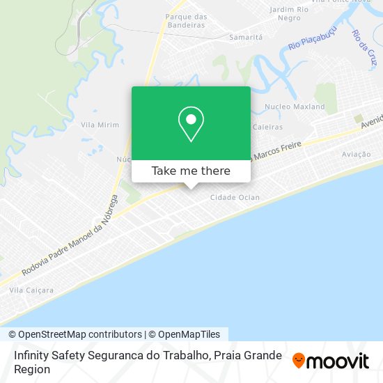 Infinity Safety Seguranca do Trabalho map