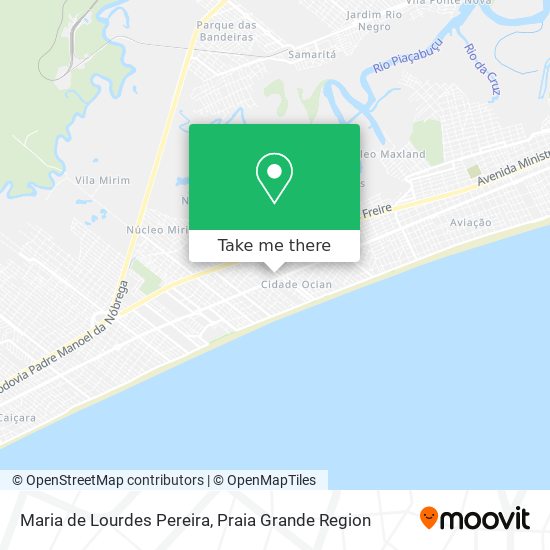 Maria de Lourdes Pereira map