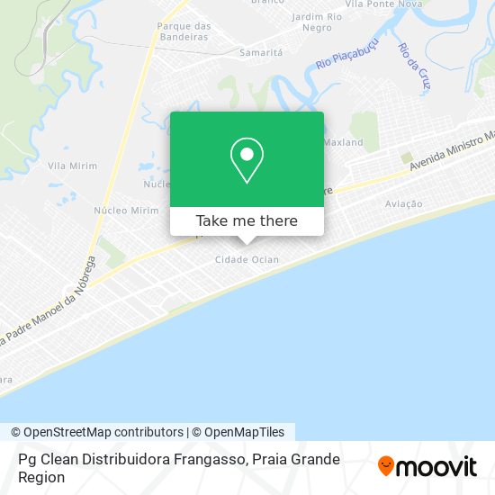 Mapa Pg Clean Distribuidora Frangasso