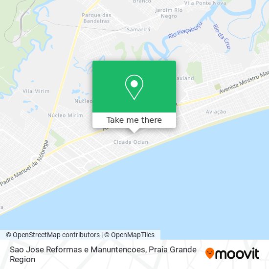 Sao Jose Reformas e Manuntencoes map