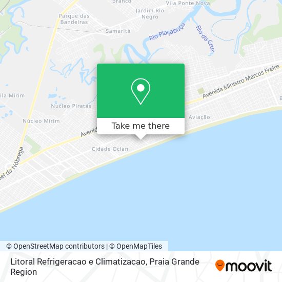 Mapa Litoral Refrigeracao e Climatizacao