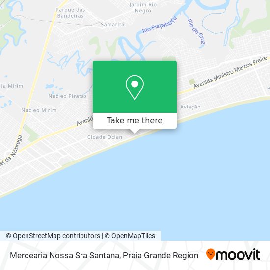 Mapa Mercearia Nossa Sra Santana