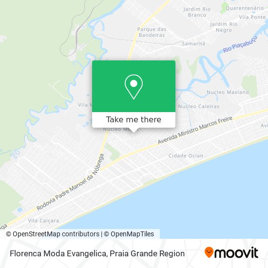 Florenca Moda Evangelica map