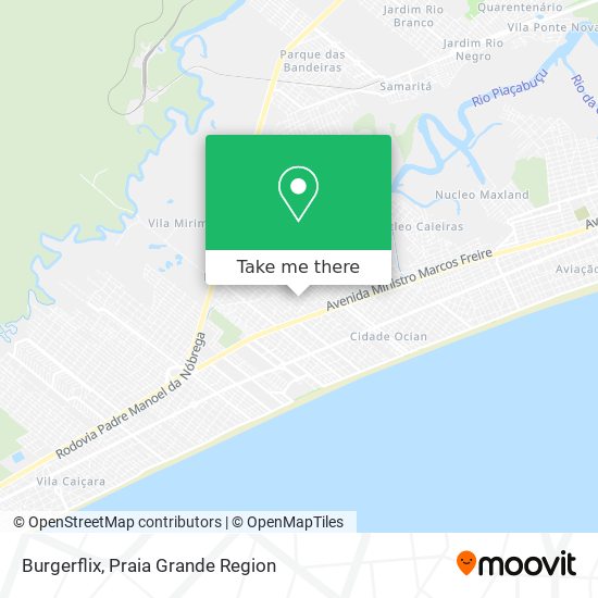 Mapa Burgerflix