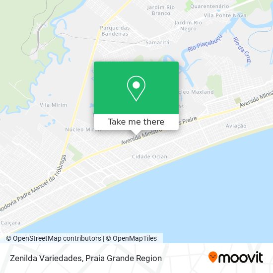 Zenilda Variedades map