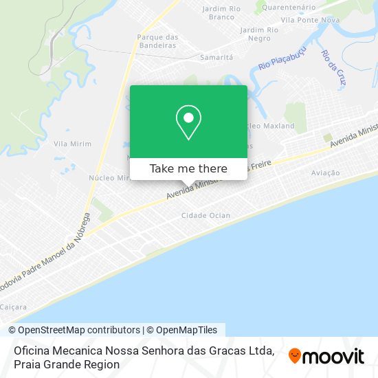 Oficina Mecanica Nossa Senhora das Gracas Ltda map