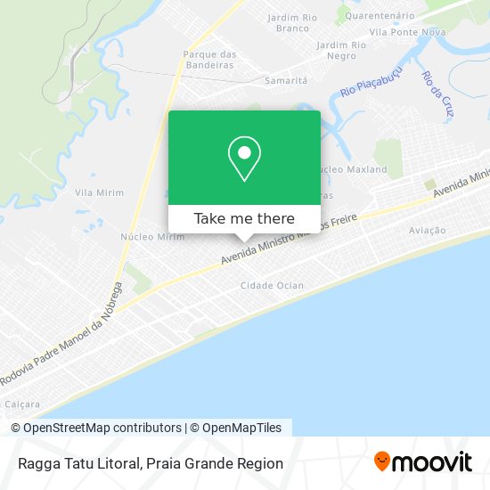 Mapa Ragga Tatu Litoral