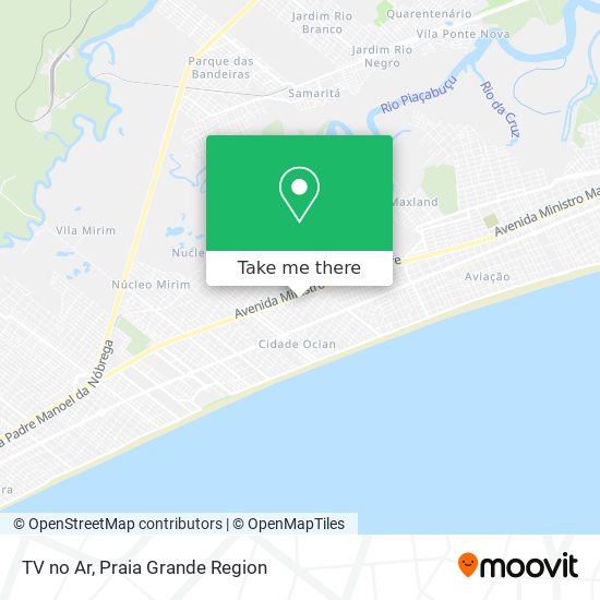 TV no Ar map