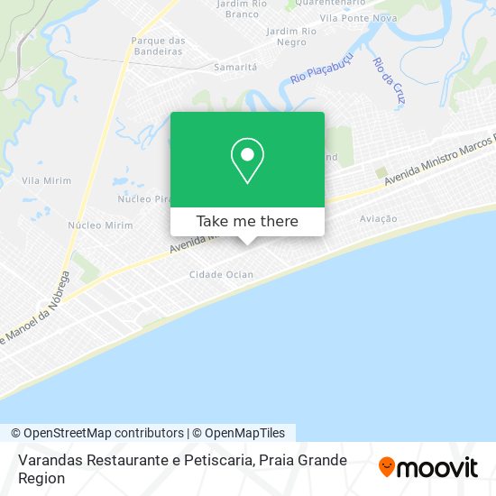 Varandas Restaurante e Petiscaria map