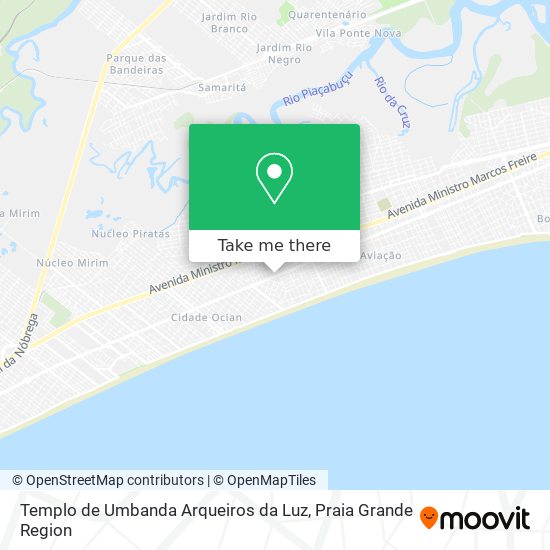 Templo de Umbanda Arqueiros da Luz map