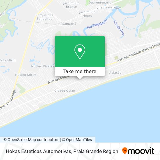 Mapa Hokas Esteticas Automotivas