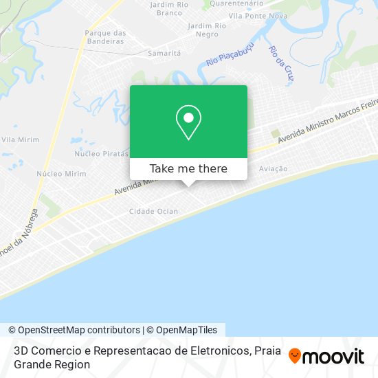 3D Comercio e Representacao de Eletronicos map