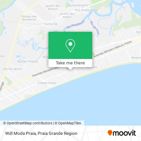 Wdl Moda Praia map