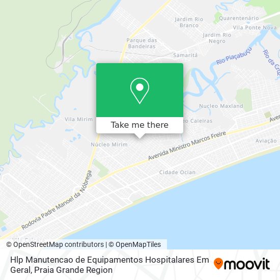 Hlp Manutencao de Equipamentos Hospitalares Em Geral map