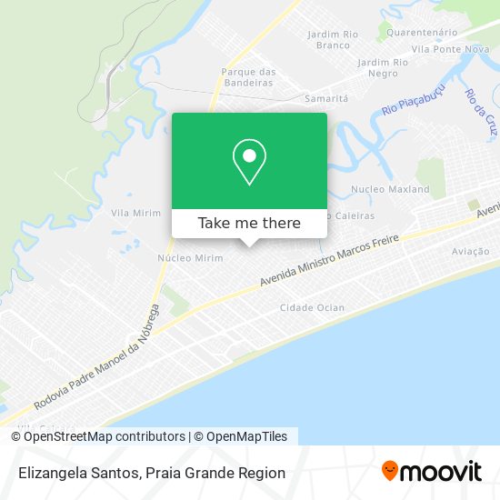 Mapa Elizangela Santos