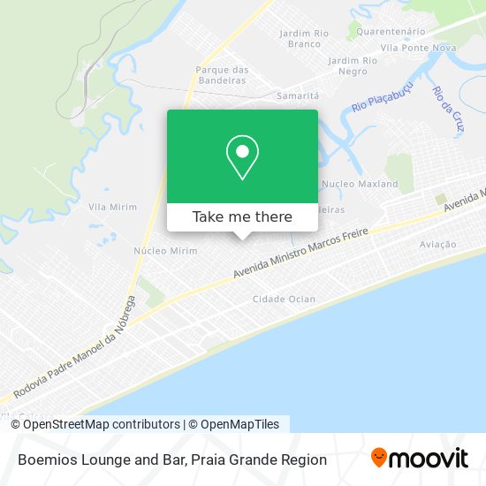 Mapa Boemios Lounge and Bar