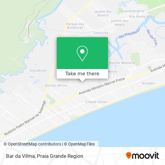 Mapa Bar da Vilma